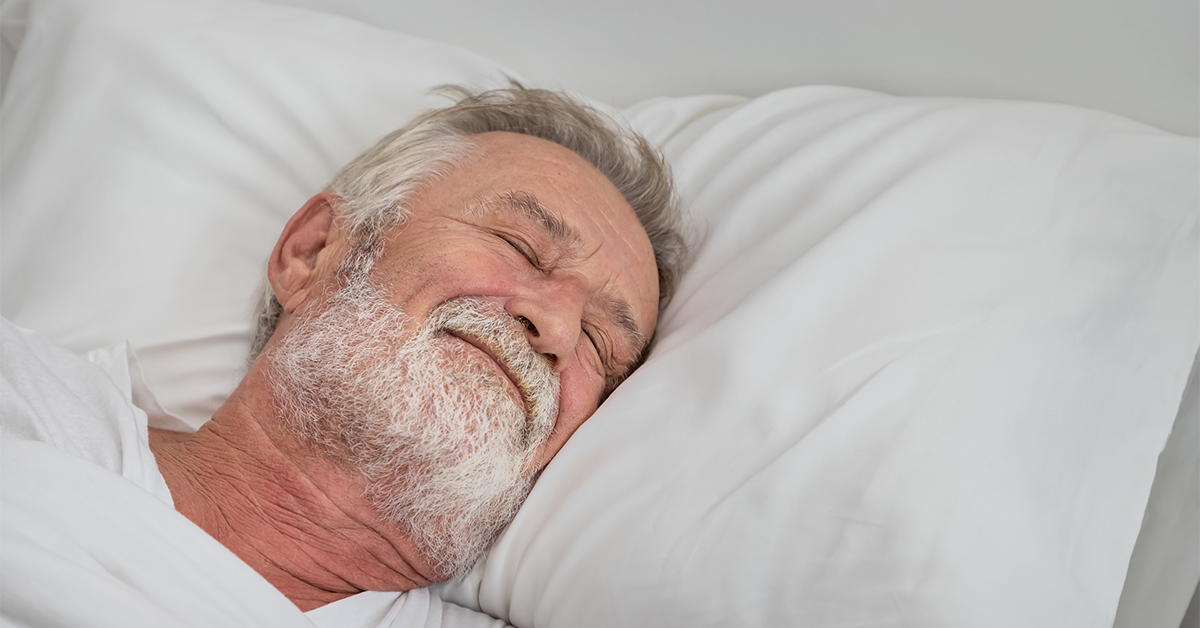 Man treating sleep apnea without CPAP